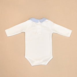 Carlos Knit Romper Set -Collar Shirt & Booties