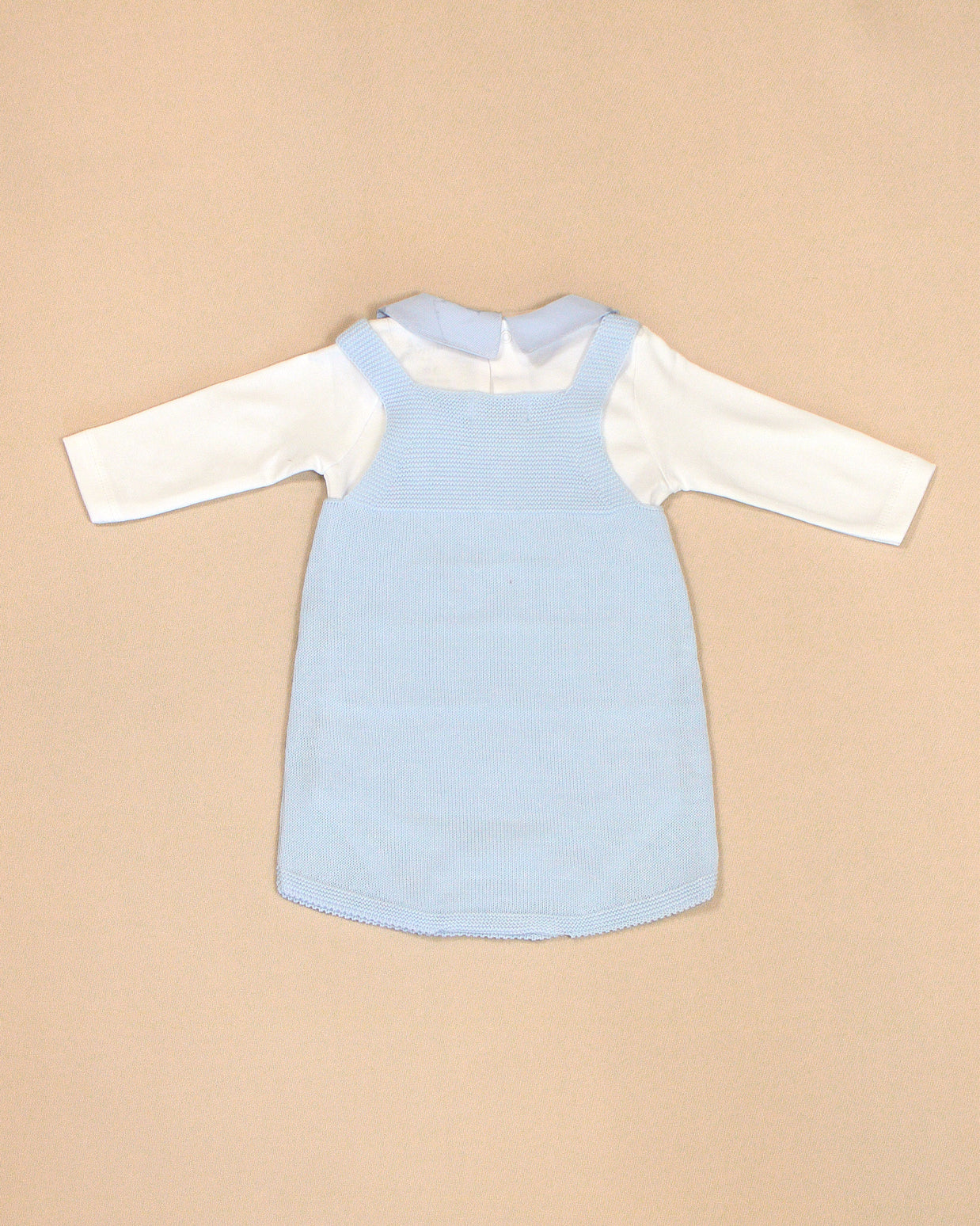 Carlos Knit Romper Set -Collar Shirt & Booties