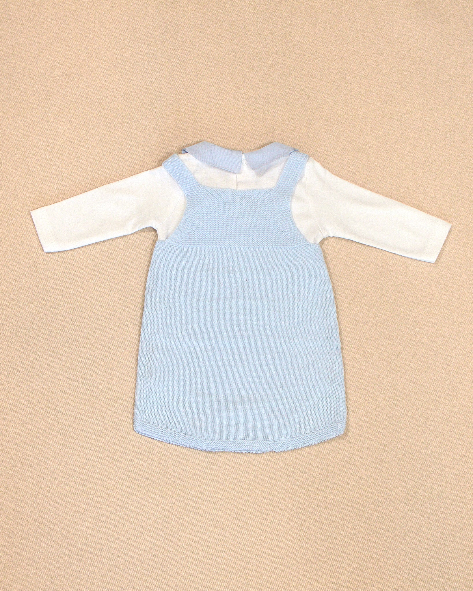 Carlos Knit Romper Set -Collar Shirt & Booties