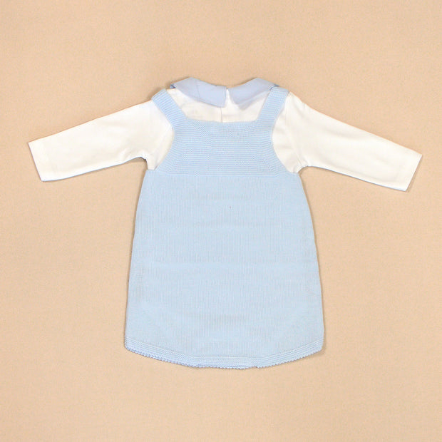 Carlos Knit Romper Set -Collar Shirt & Booties