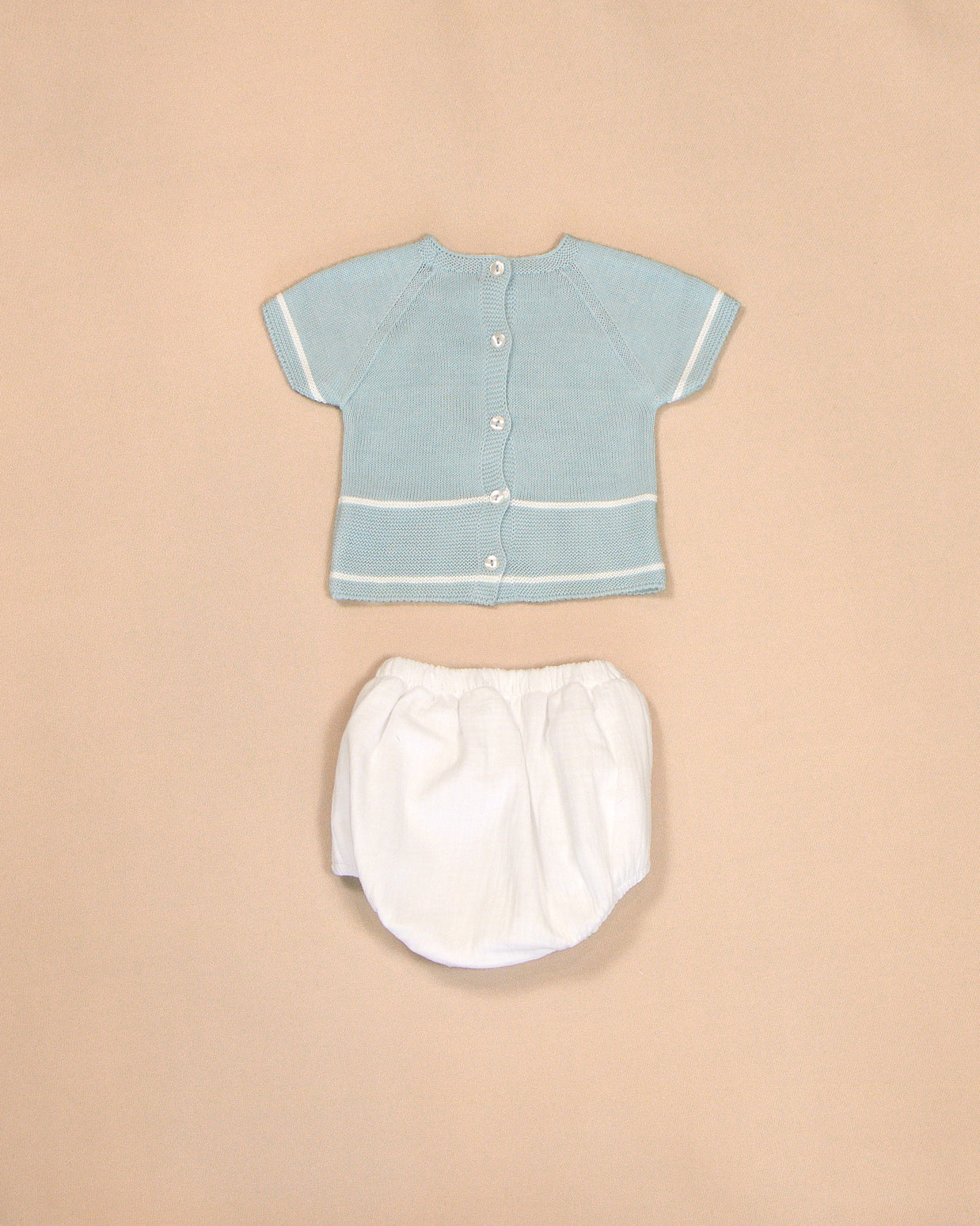 Taylor Knit Top with White Bloomers