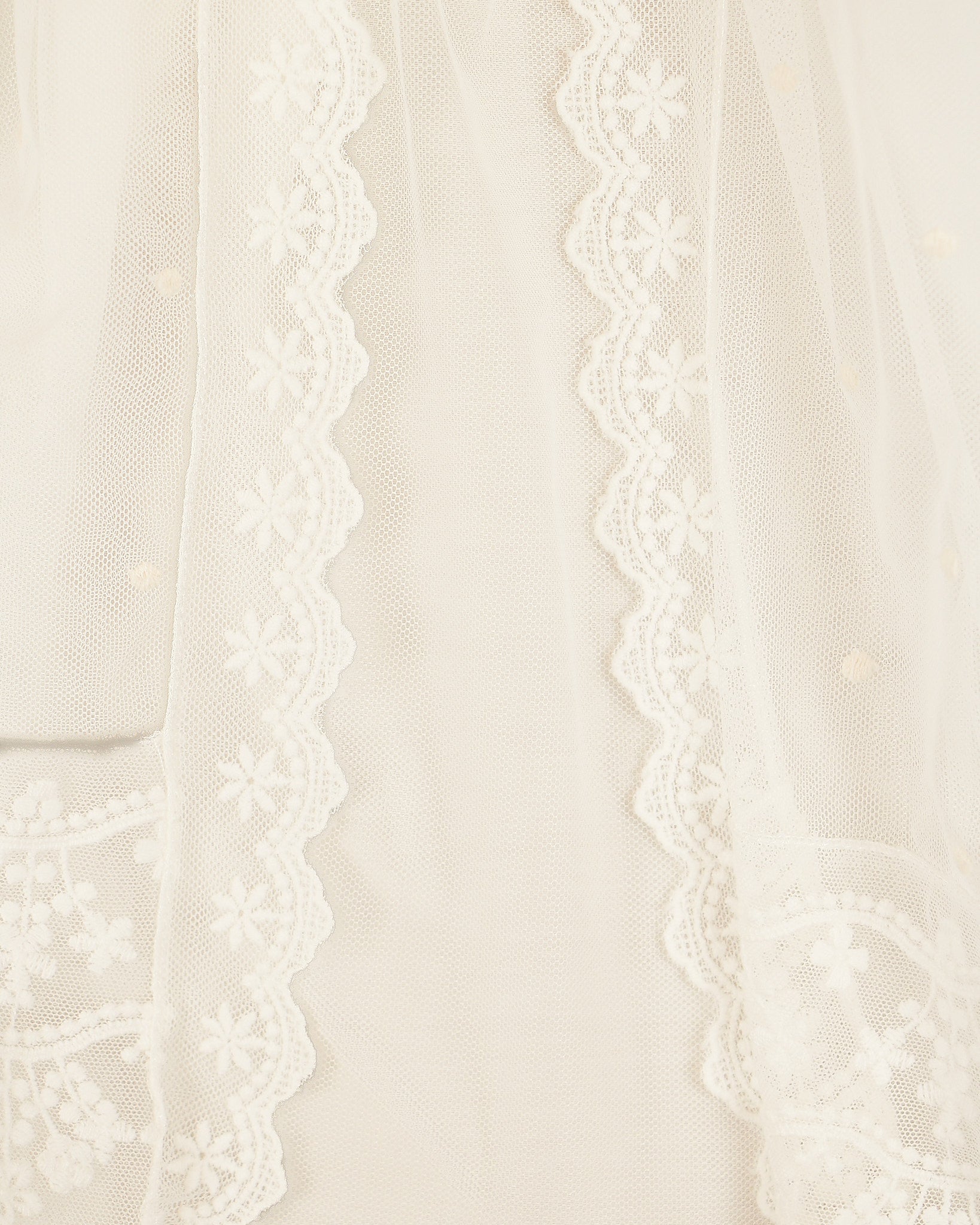 Catherine Baptismal Set – Embroidered Gown, Lace Bonnet & Burp Towel