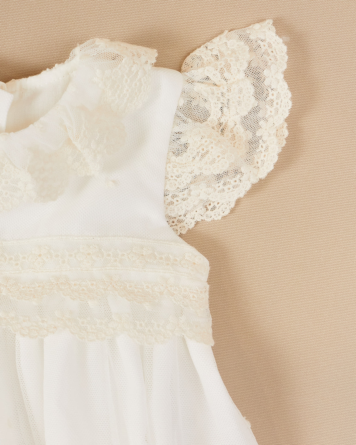 Diana 2 Piece - Baptismal Gown & Bonnet