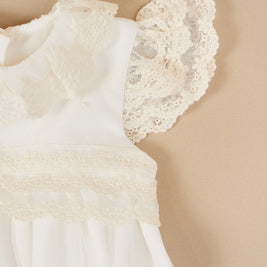 Diana 2 Piece - Baptismal Gown & Bonnet