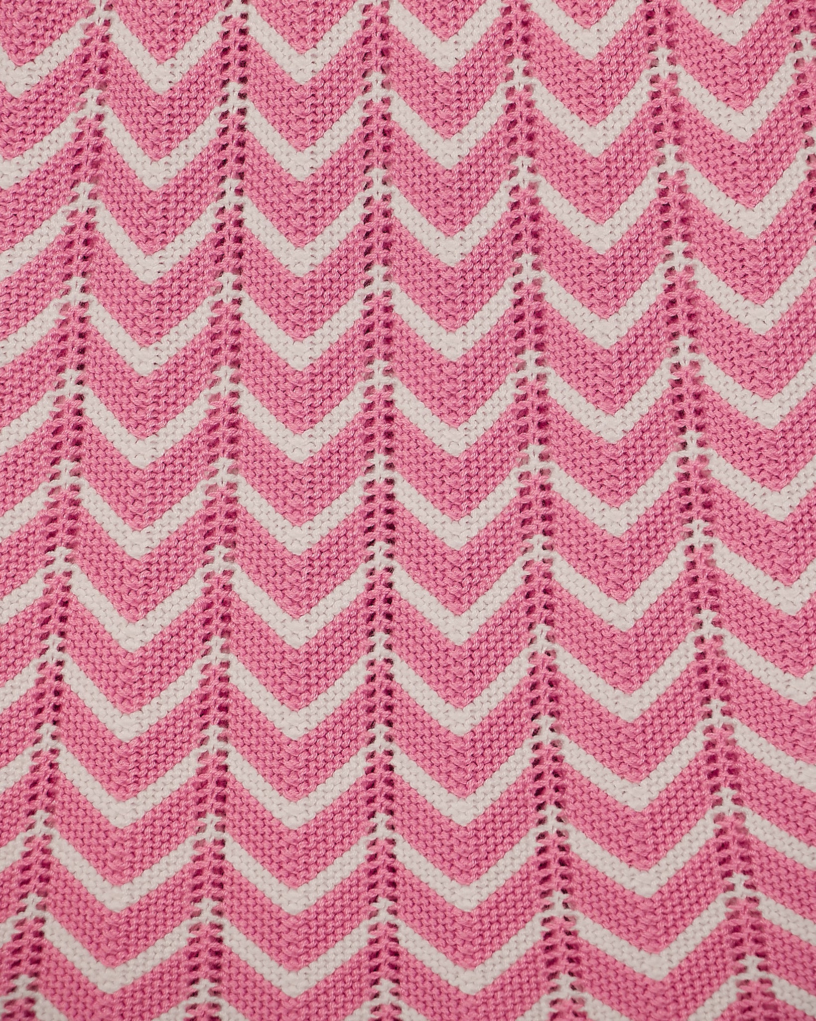 Daniella Dress Chevron Pattern & Scalloped Edges