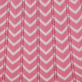 Daniella Dress Chevron Pattern & Scalloped Edges