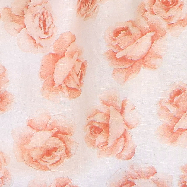 Valentina Floral Dress with Lace Neckline & Bloomers