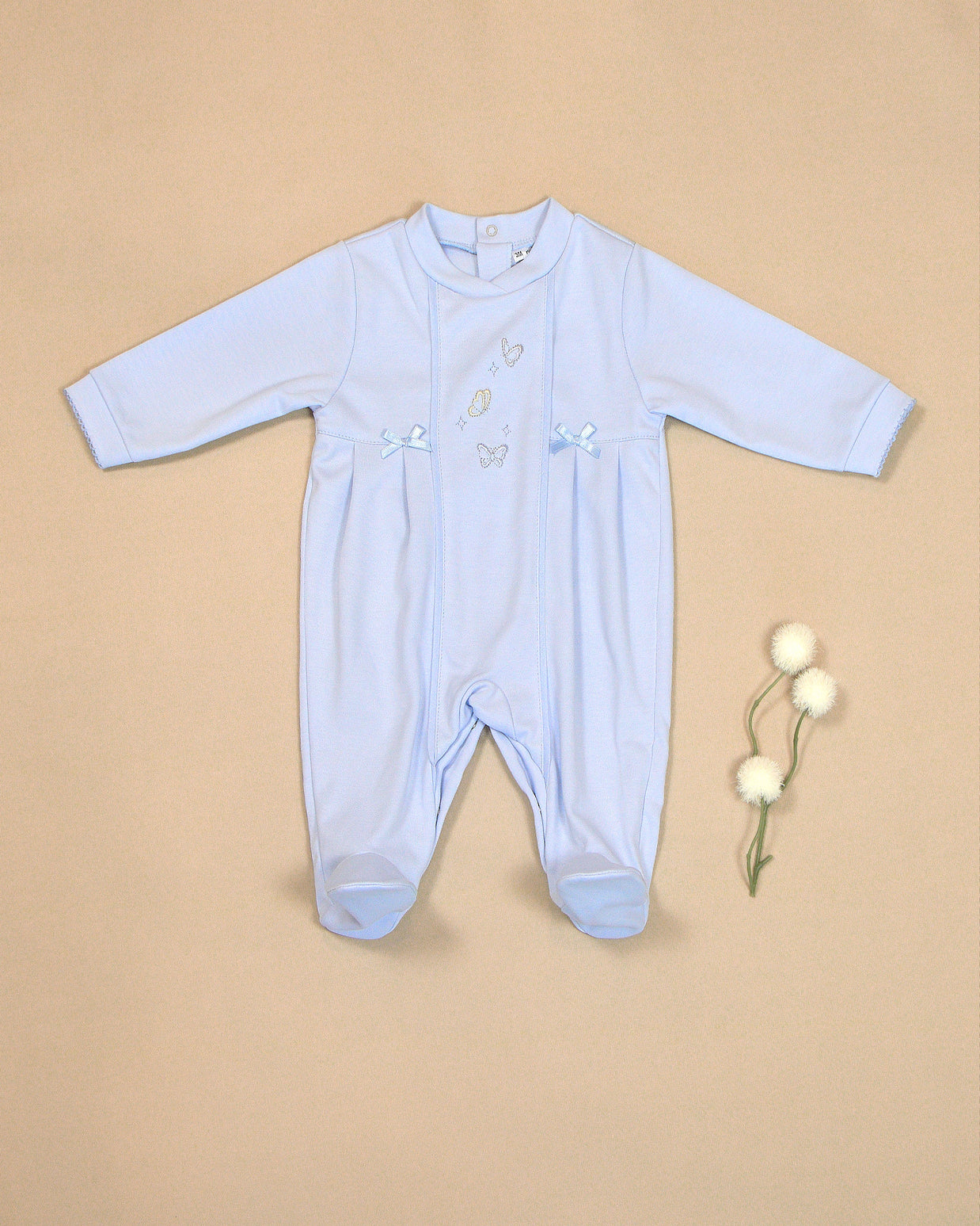 Cloud Pajama with Embroidery & Stars