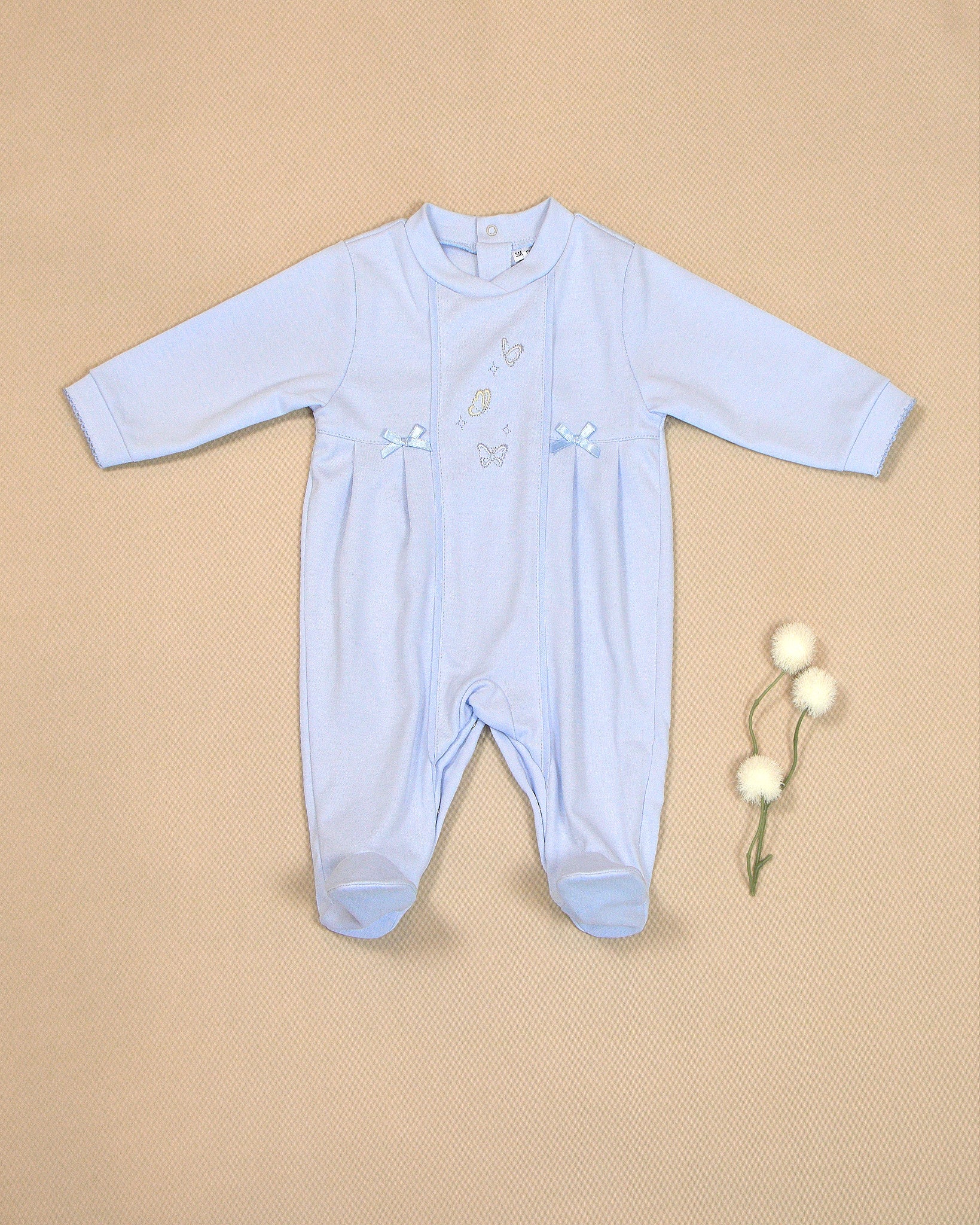 Cloud Pajama with Embroidery & Stars