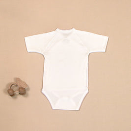Giraffes Cotton Bodysuit with Wrap Design & Embroidery