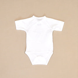 Elephant Cotton Bodysuit with Wrap Design & Appliqué