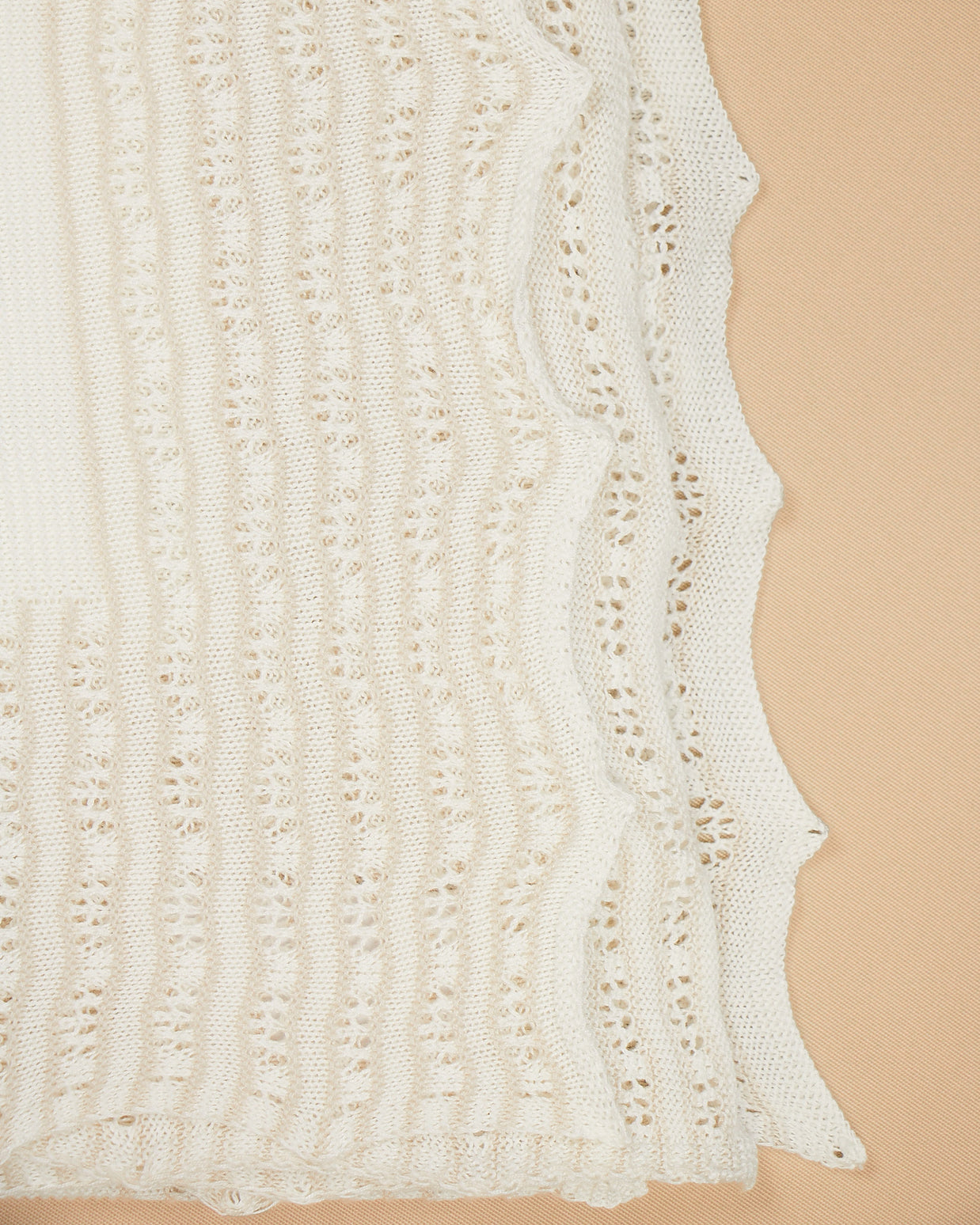 Taupe Knitted Blanket