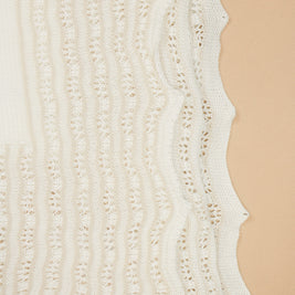 Taupe Knitted Blanket