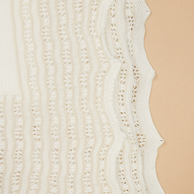 Taupe Knitted Blanket