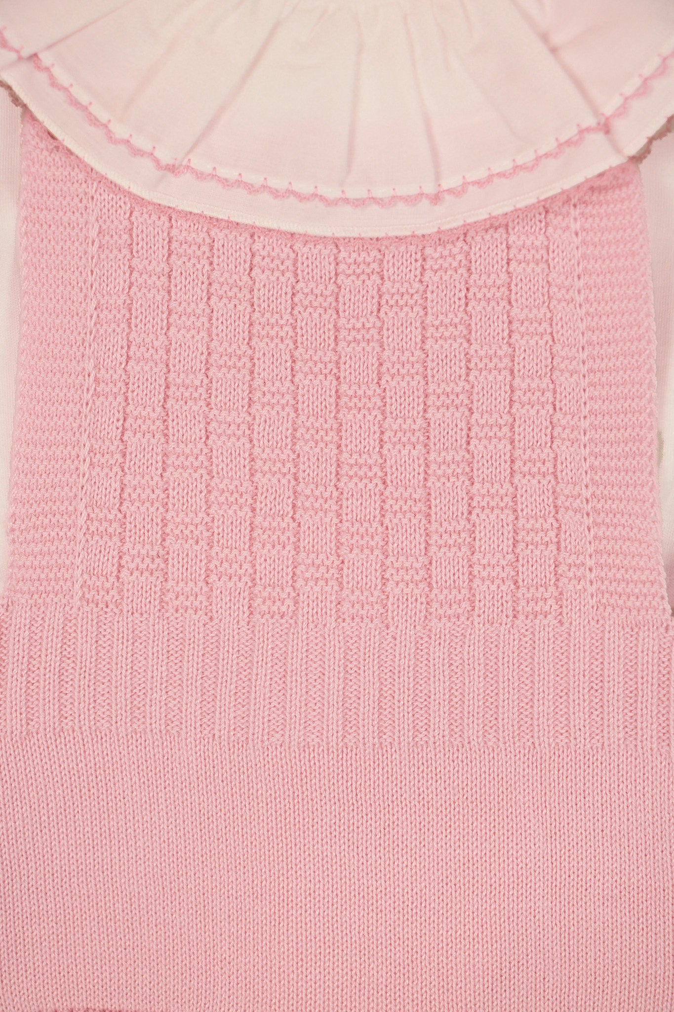 Gabriela Romper with Long Sleeves & Ruffle Collar