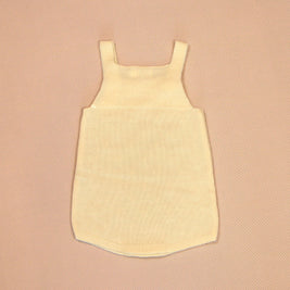 Lucia Knit Romper with Ruffled Top & Booties