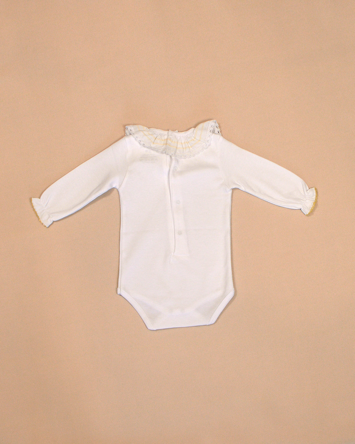 Lucia Knit Romper with Ruffled Top & Booties