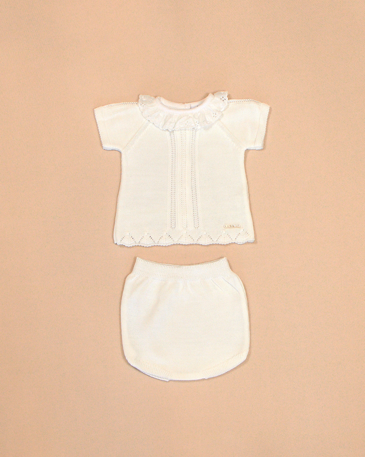 Cristina Ruffle Collar Top and Bloomers