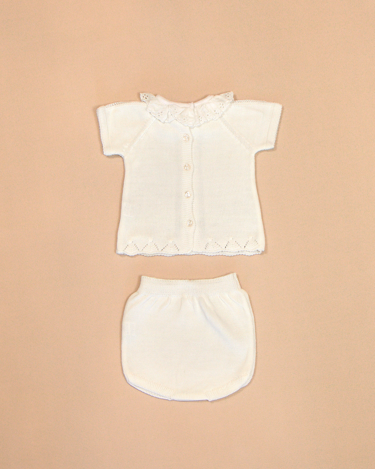 Cristina Ruffle Collar Top and Bloomers