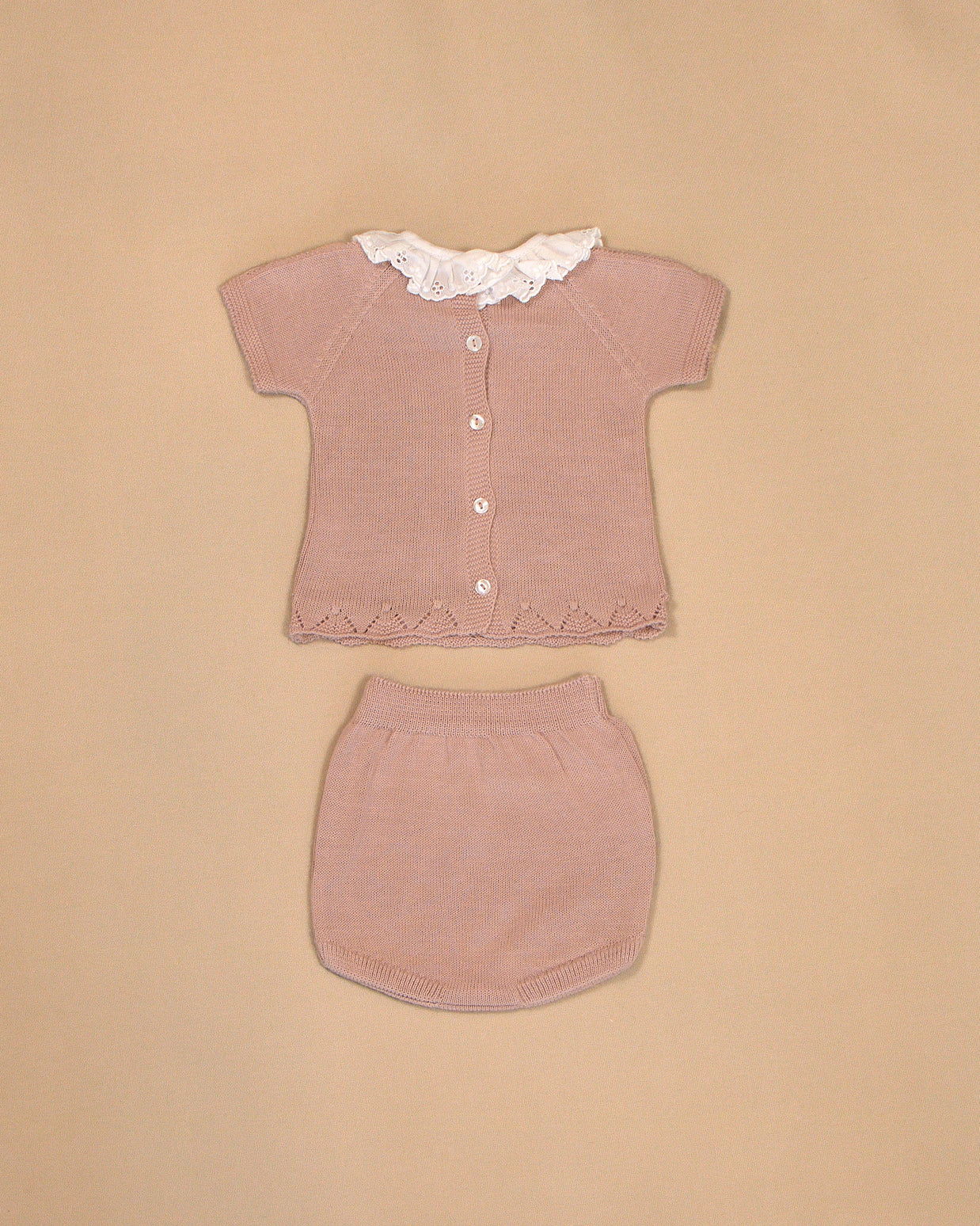 Cristina Ruffle Collar Top and Bloomers