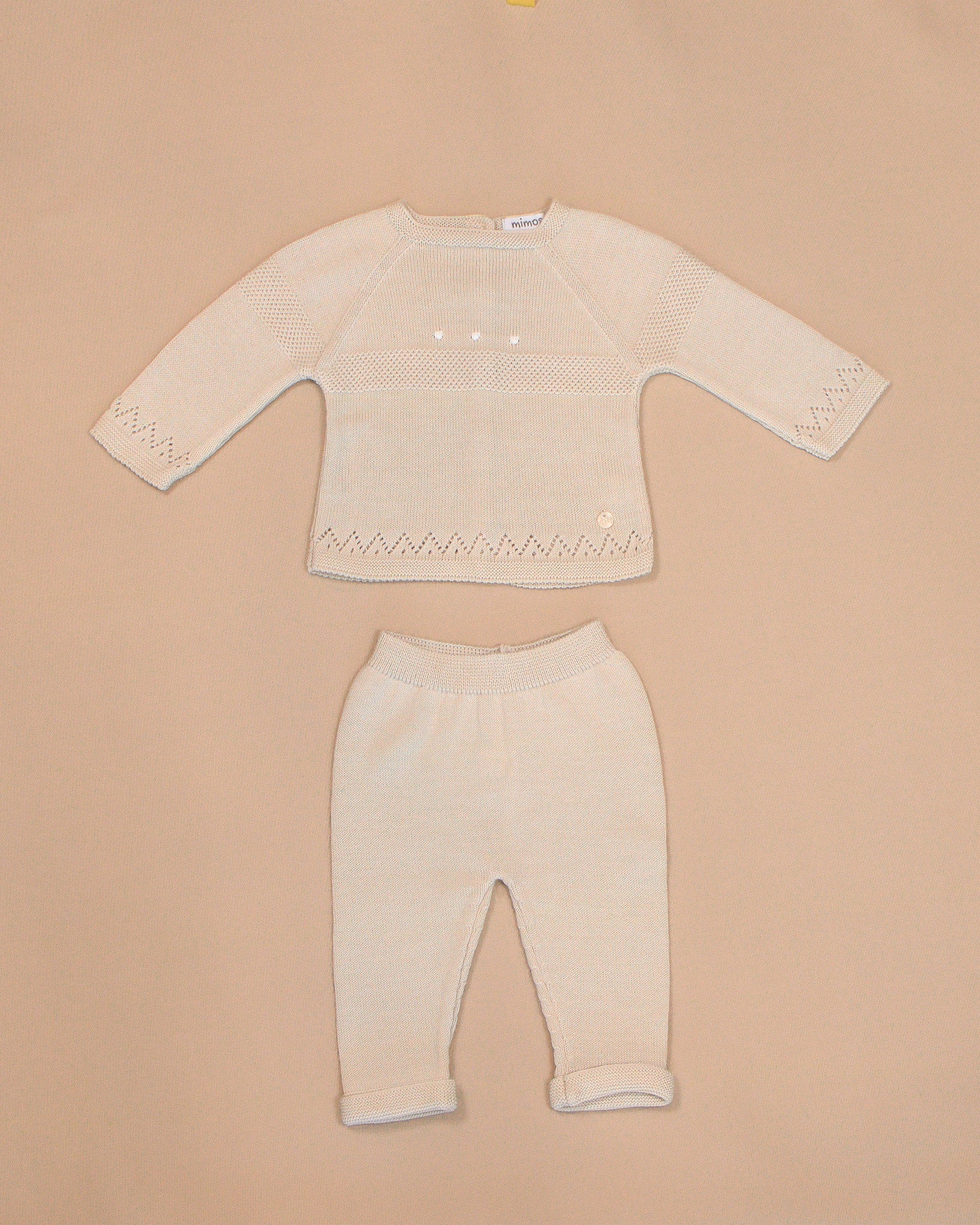 Dune Knit Set – Long Sleeve Sweater & Pants