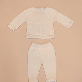 Dune Knit Set – Long Sleeve Sweater & Pants