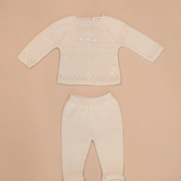 Dune Knit Set – Long Sleeve Sweater & Pants