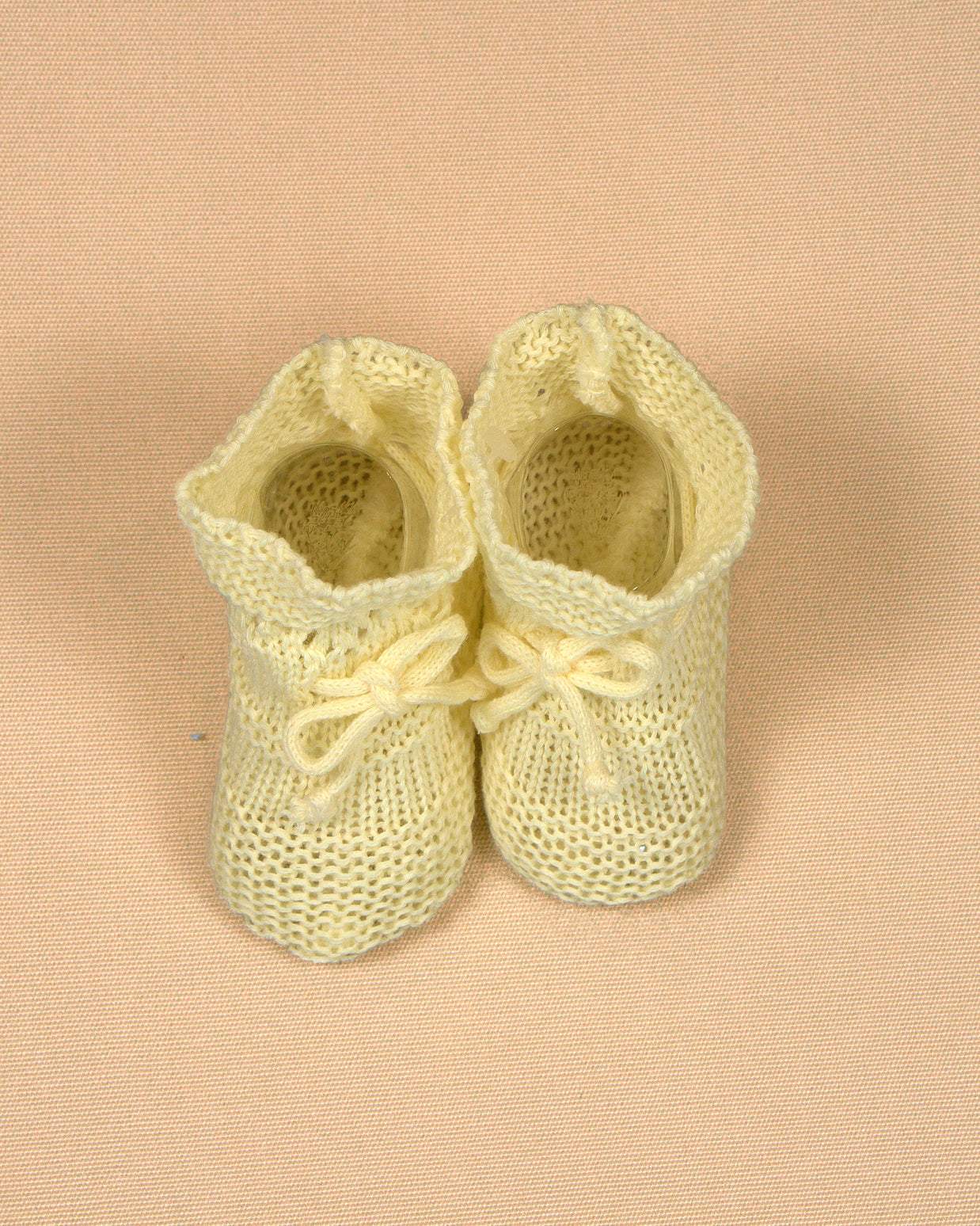 Cotton Knit Baby Booties