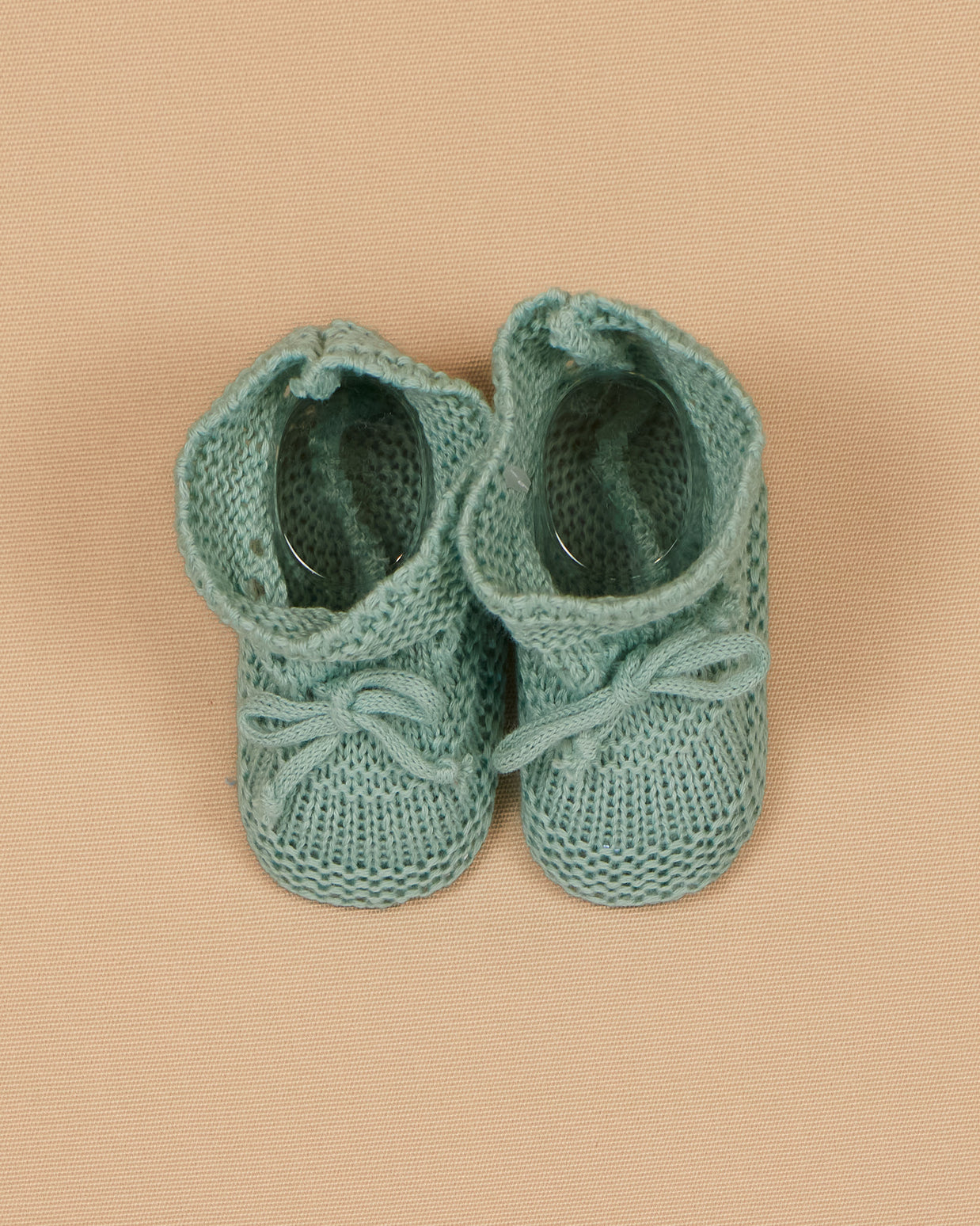 Cotton Knit Baby Booties