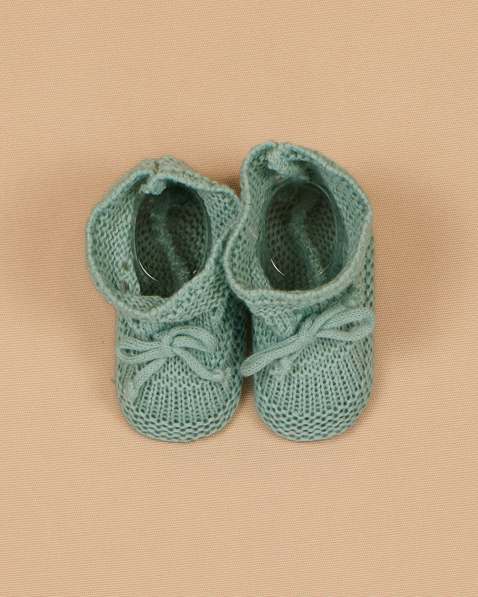 Cotton Knit Baby Booties
