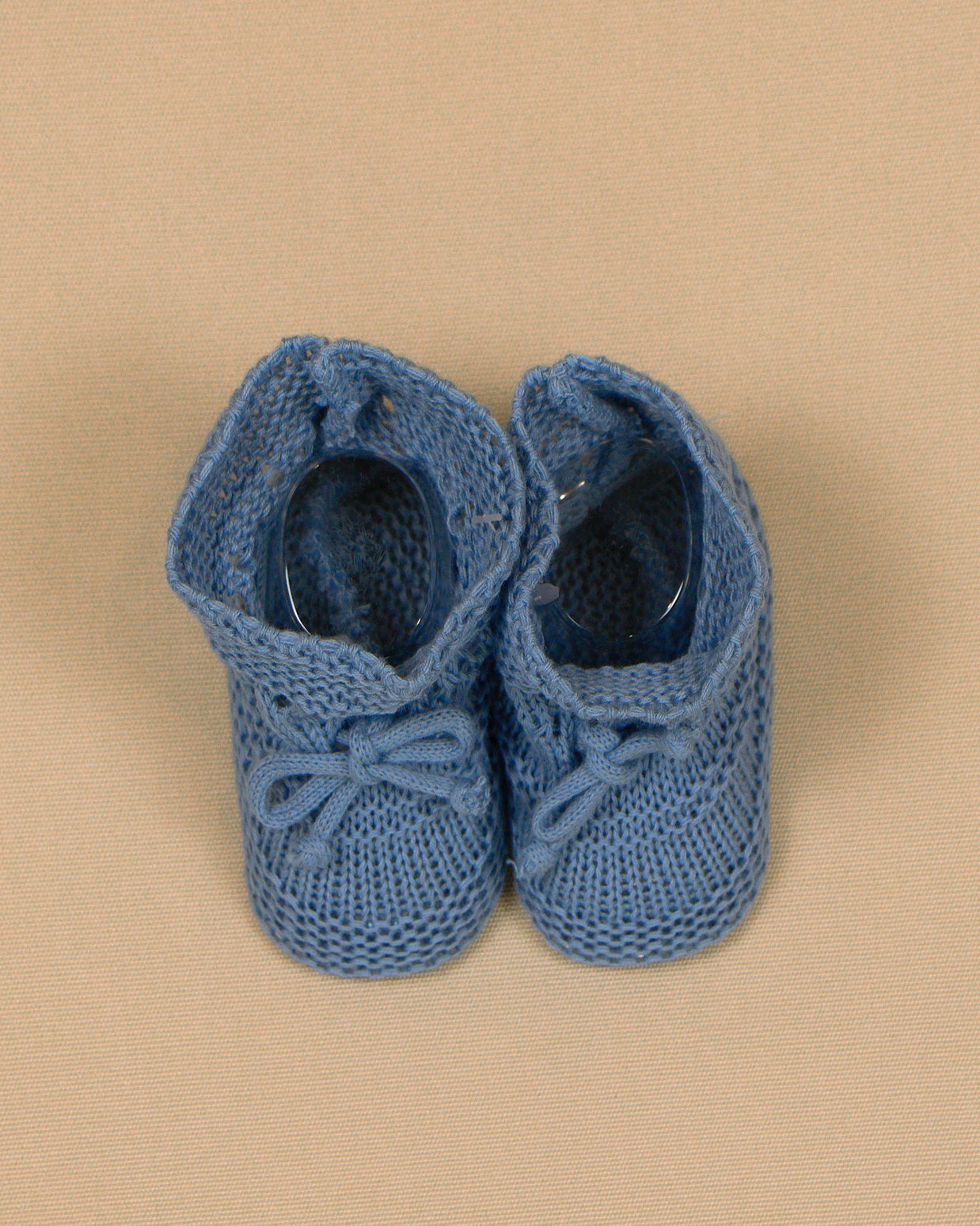 Cotton Knit Baby Booties