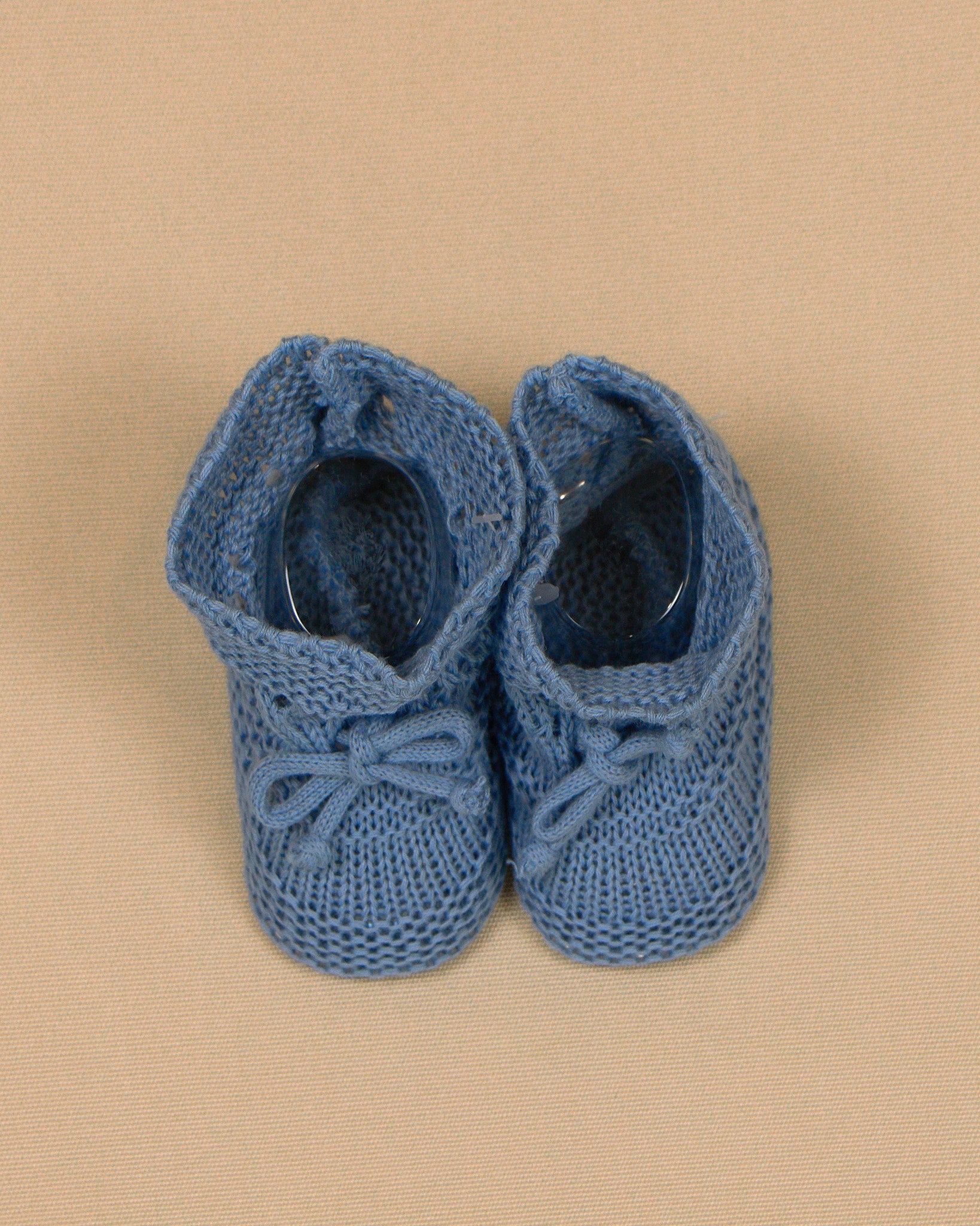 Cotton Knit Baby Booties