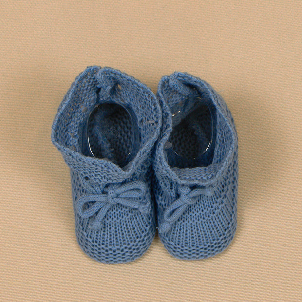 Cotton Knit Baby Booties