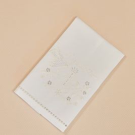 Baptism Towel with Dove & Chalice Embroidery