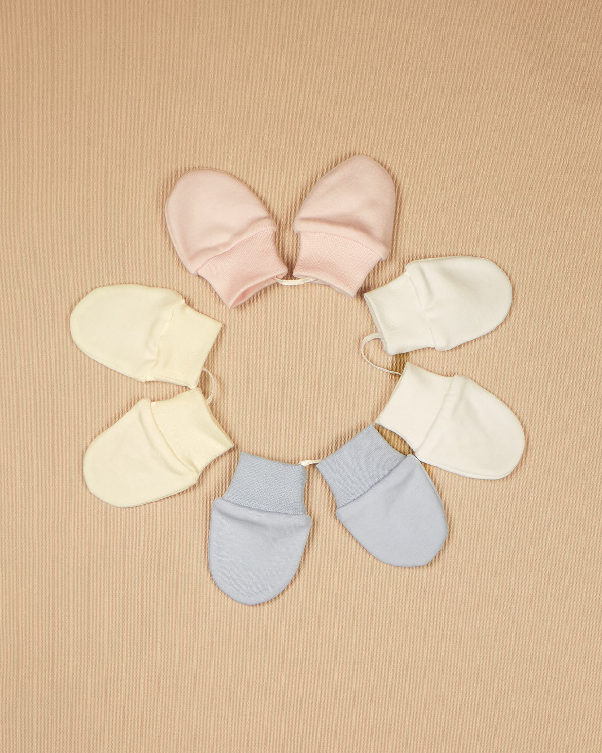 Soft Cotton Baby Mittens