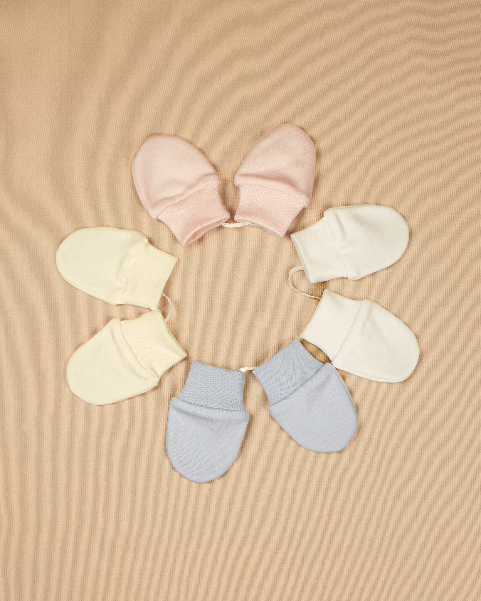 Soft Cotton Baby Mittens