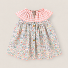 Baby Girl Floral Dress and Bloomer Set