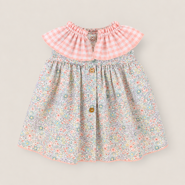 Baby Girl Floral Dress and Bloomer Set