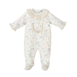Baby Girl Beige Romper