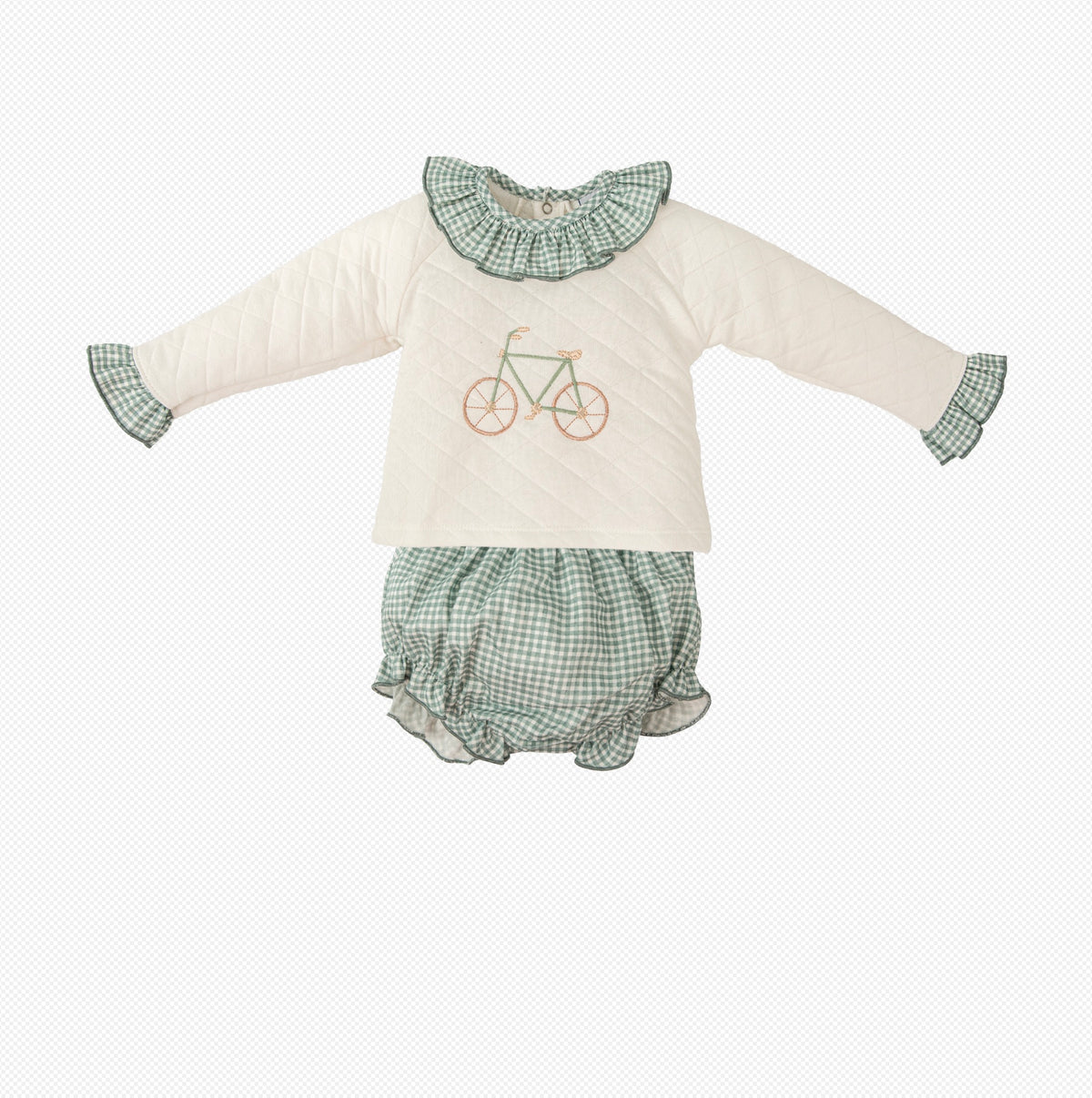 Baby Girl Bicycle Outfit