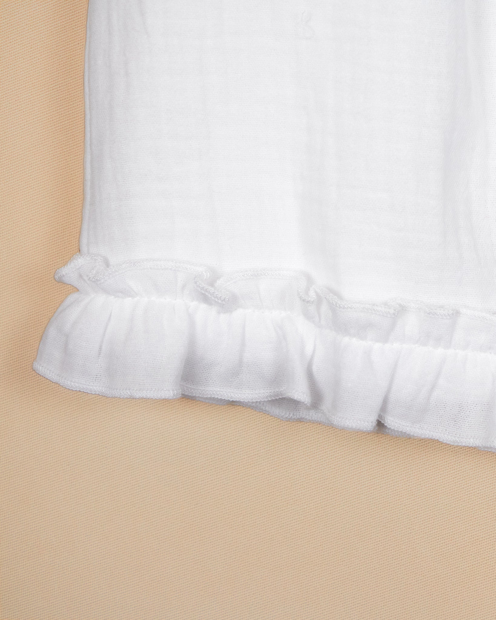 Maria Dress with Yoke & Satin Bow – Knit Booties