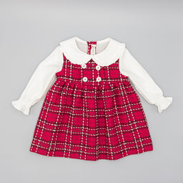 Holiday Ruby Plaid Dress