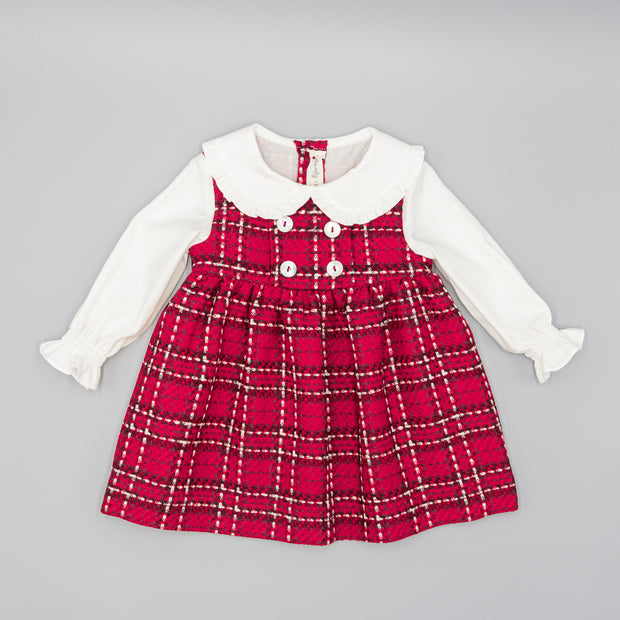 Holiday Ruby Plaid Dress