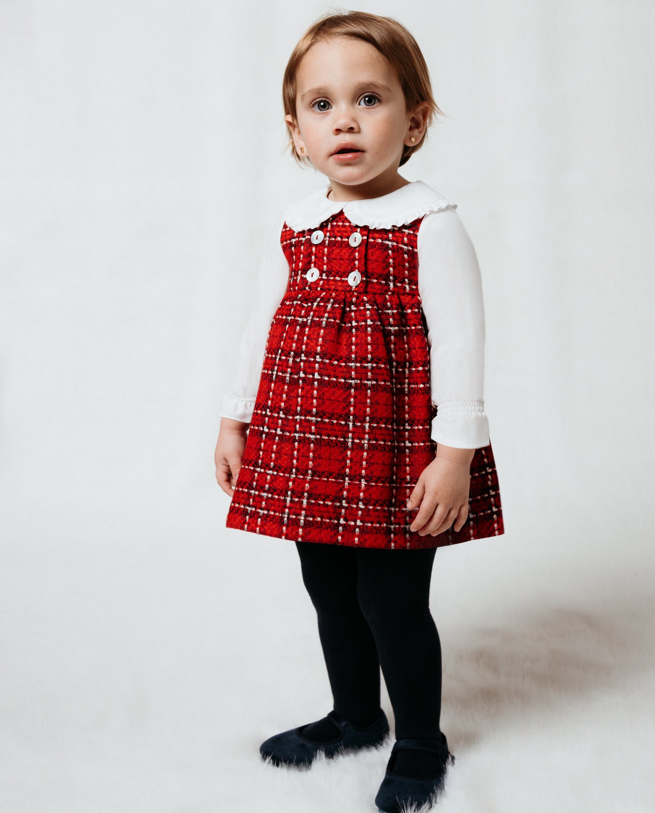 Holiday Ruby Plaid Dress