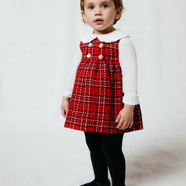 Holiday Ruby Plaid Dress