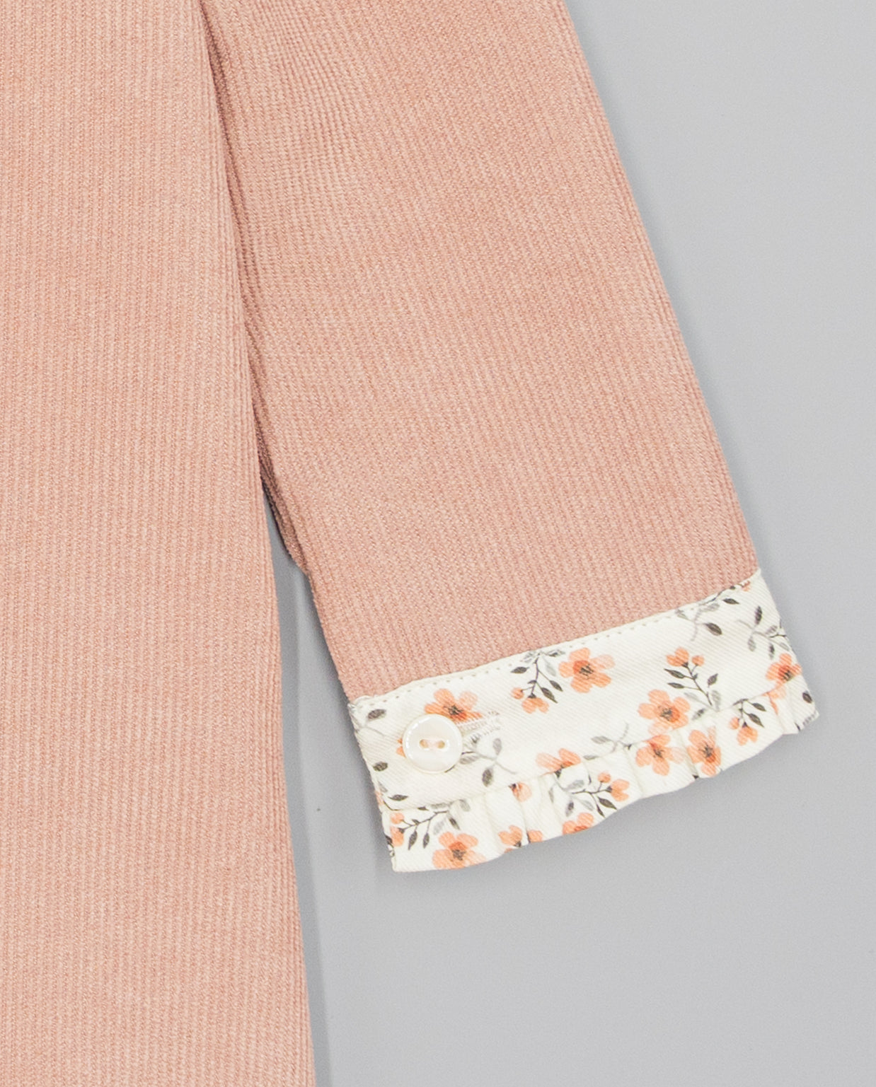 Blush Vintage Bow Collar Girls Dress