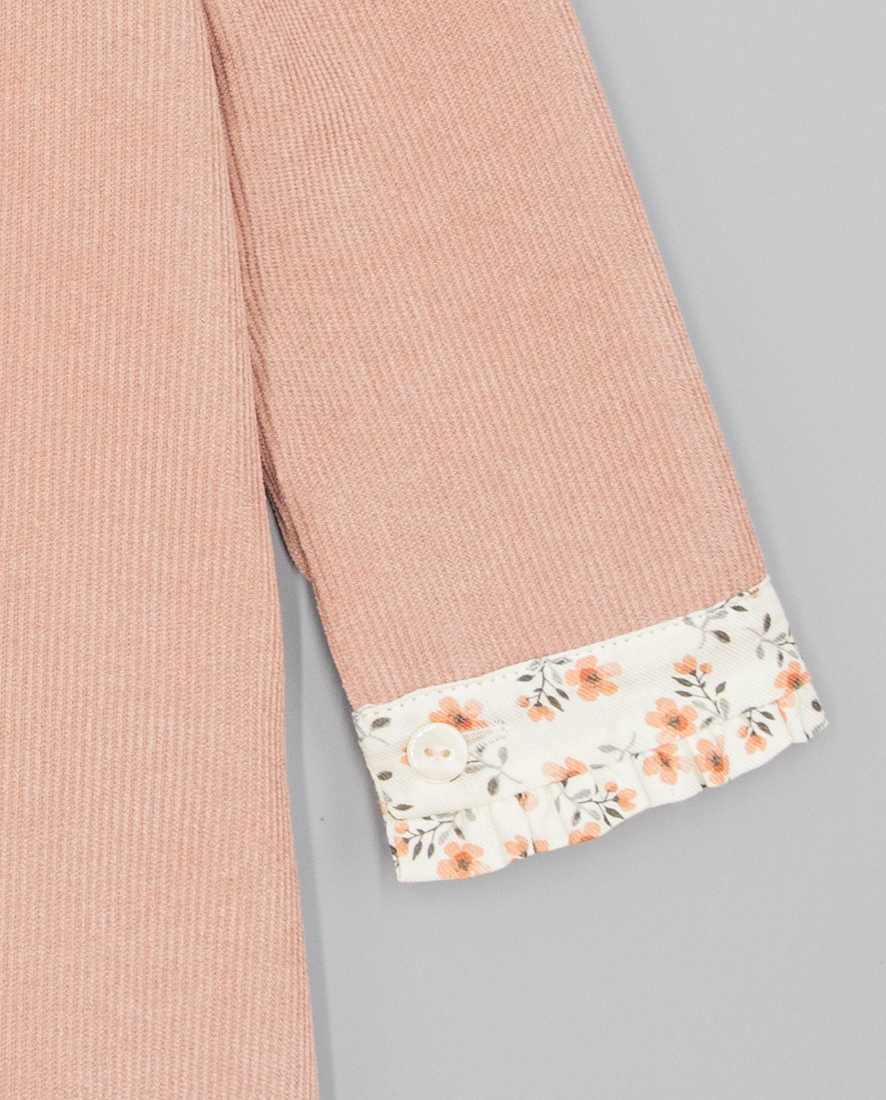 Blush Vintage Bow Collar Girls Dress