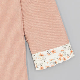 Blush Vintage Bow Collar Girls Dress