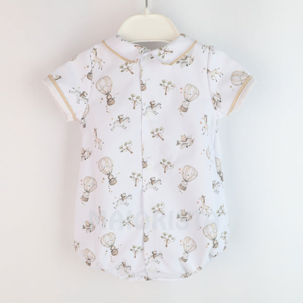 Classic Baby Print Romper