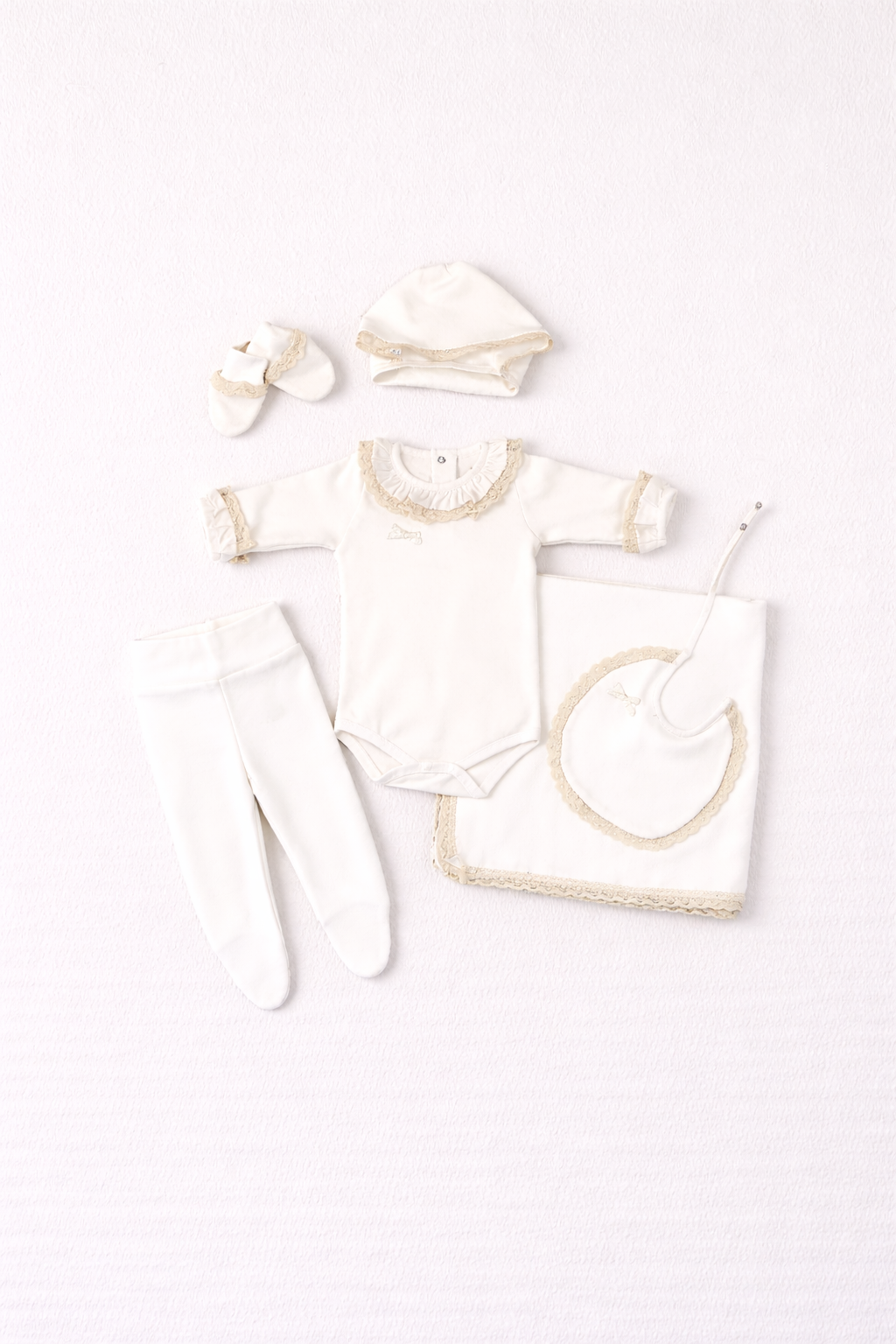Ruffle 6 Piece Set Cotton Bundle